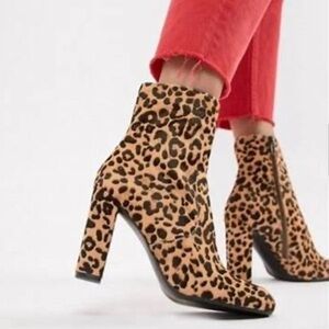 STEVE MADDEN Editor Boot Leopard